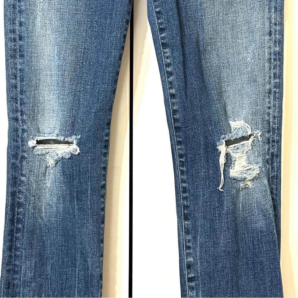 Citizens Of Humanity Distressed Skinny Jeans Size 27 Stretch Fit - Picture 7 of 10